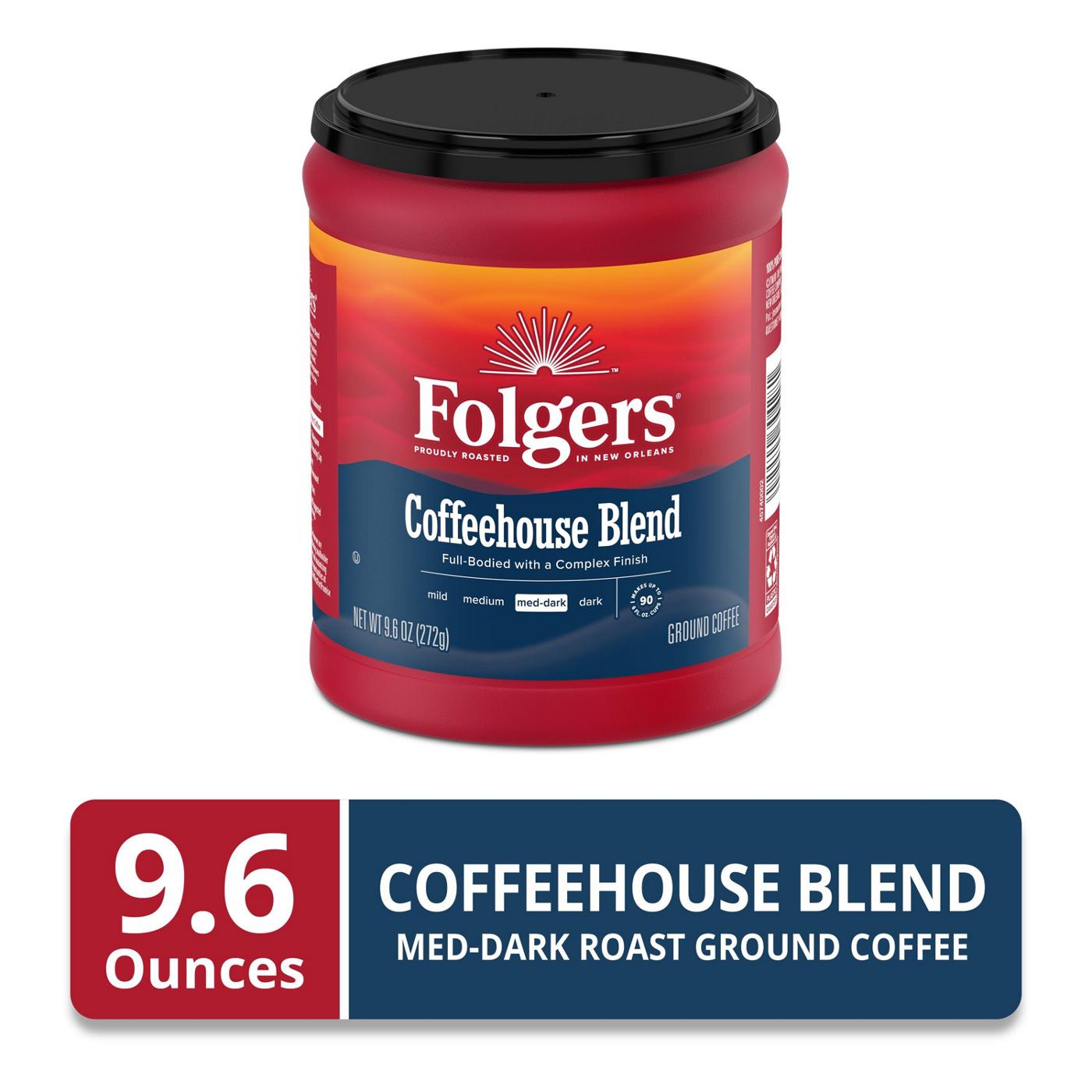 Folgers Coffeehouse Blend Medium Dark Ground Coffee; image 6 of 6