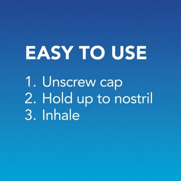 Vicks VapoInhaler, On-the-Go Portable Nasal Inhaler, Non-Medicated, Menthol Scent, 1 ct