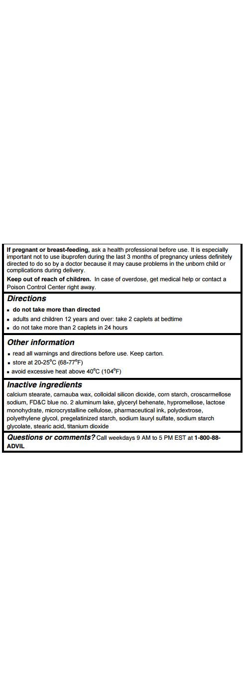 Advil PM 200 Mg Easy Open Caplets, 120 CT; image 4 of 4