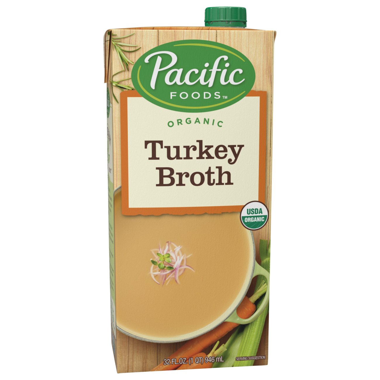 Pacific Foods Organic Turkey Broth - Shop Broth & bouillon at H-E-B