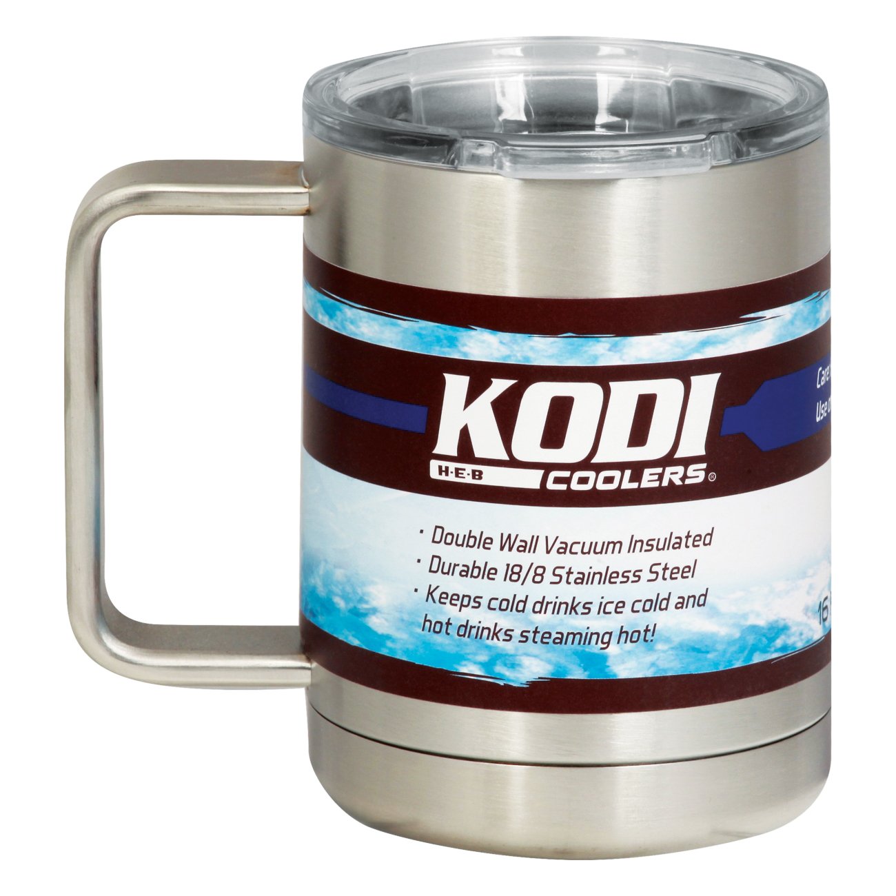 KODI by H-E-B Silver Stainless Steel Mug - Shop Travel & To-Go at