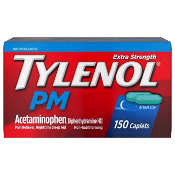 Tylenol PM Extra Strength Pain Relief & Sleep Aid Caplets