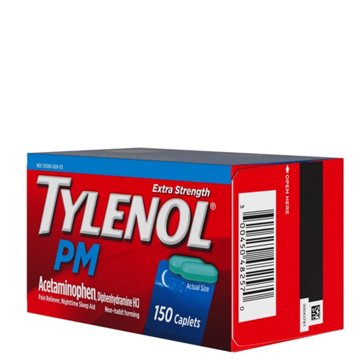 Tylenol PM Extra Strength Pain Relief & Sleep Aid Caplets