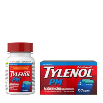 Tylenol PM Extra Strength Pain Relief & Sleep Aid Caplets