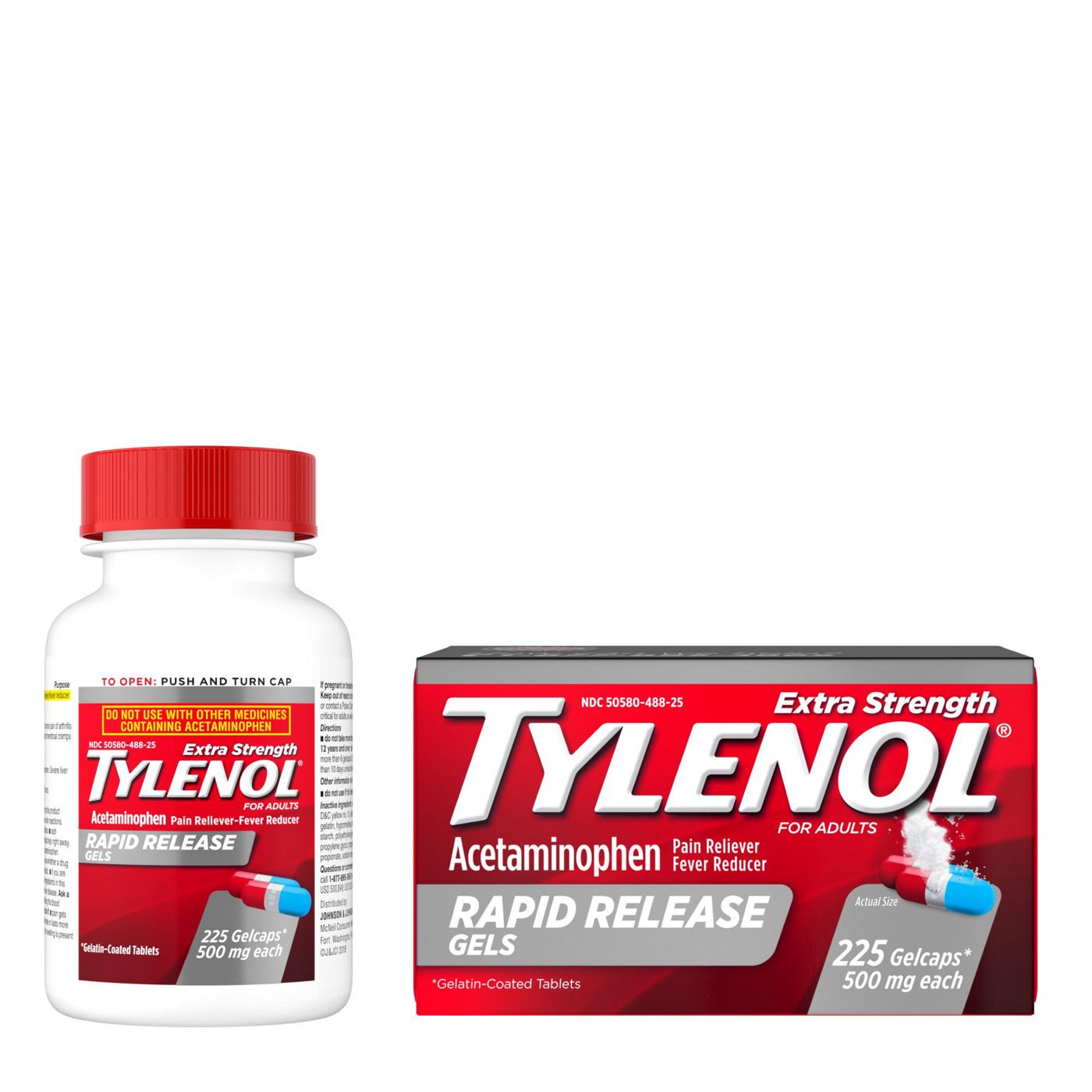 Tylenol Extra Strength Rapid Release Gels - 500mg; image 3 of 6
