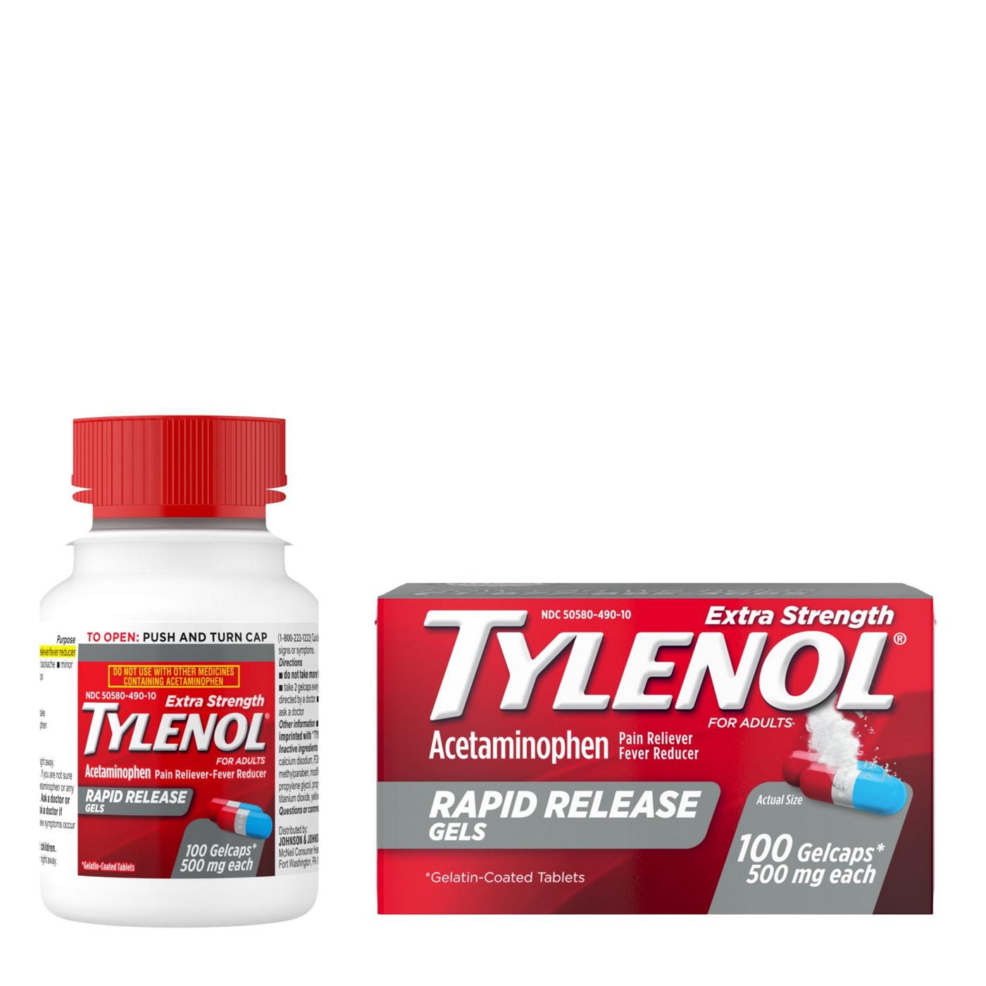 Tylenol Rapid Release Gels; image 3 of 6
