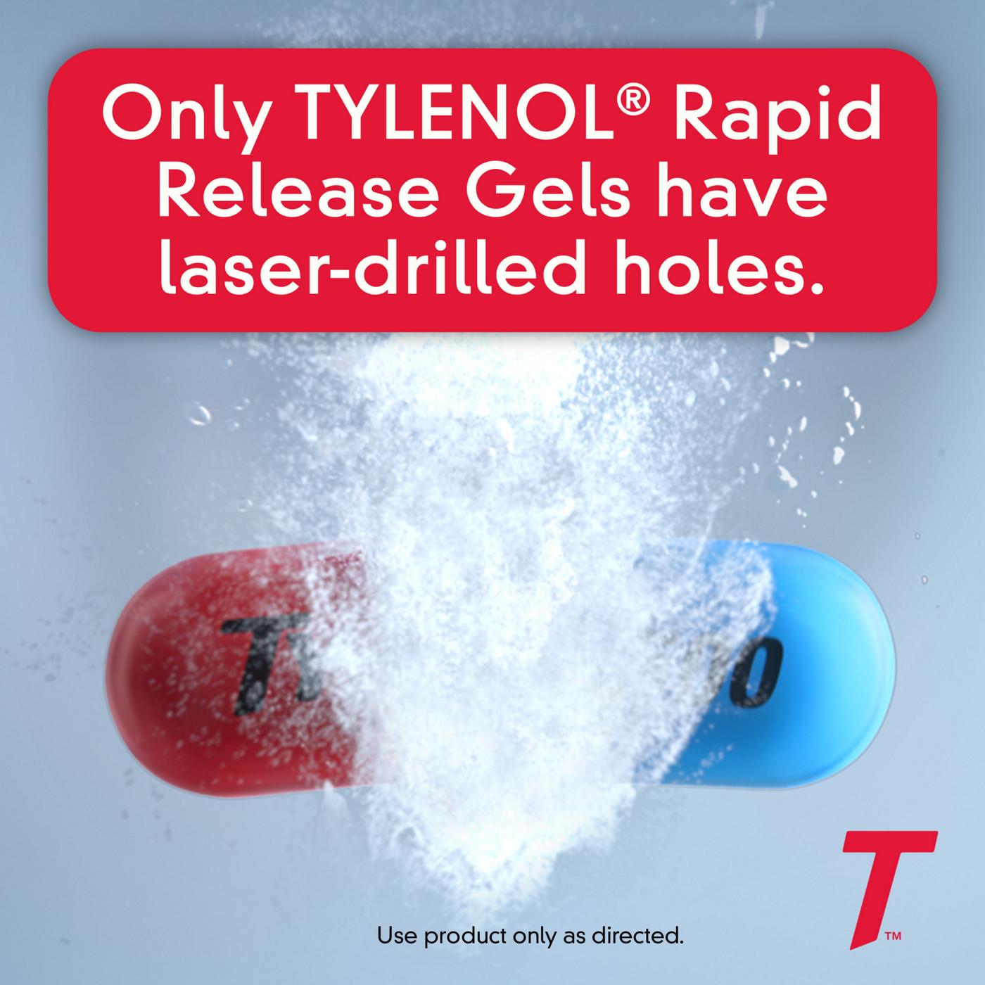 Tylenol Rapid Release Gelcaps; image 8 of 8