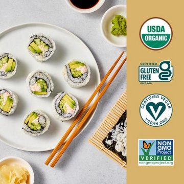 gimme Organic Sushi Nori Seaweed Wraps, 9 ct