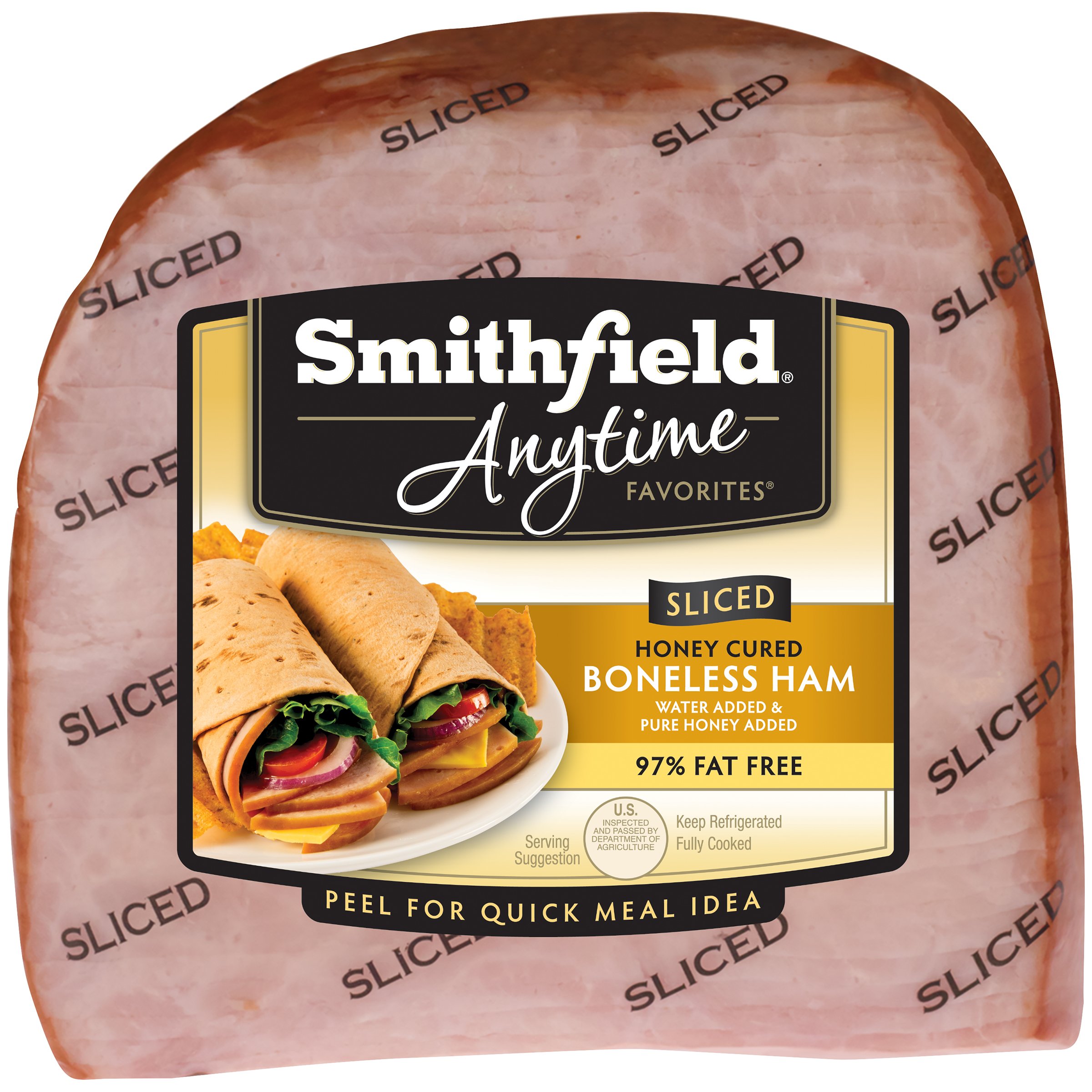 Smithfield Boneless Honey Cured Sliced Ham Shop Meat at HEB