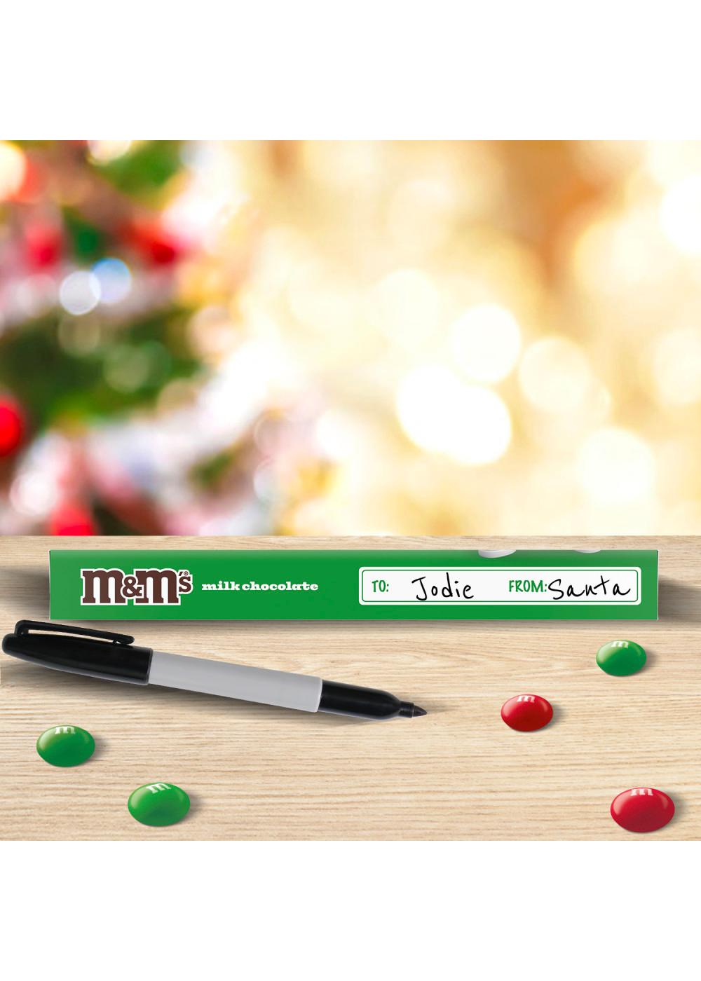 M&M'S Milk Chocolate Christmas Candy Theater Box; image 7 of 7