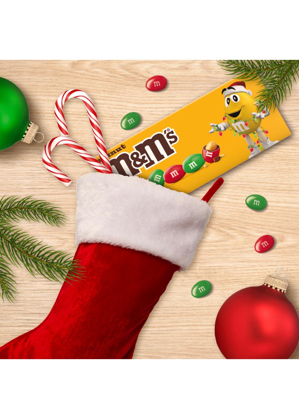 M&M'S Peanut Chocolate Christmas Candy Theater Box; image 3 of 7