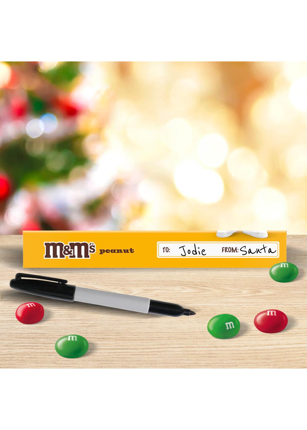 M&M'S Peanut Chocolate Christmas Candy Theater Box; image 7 of 7