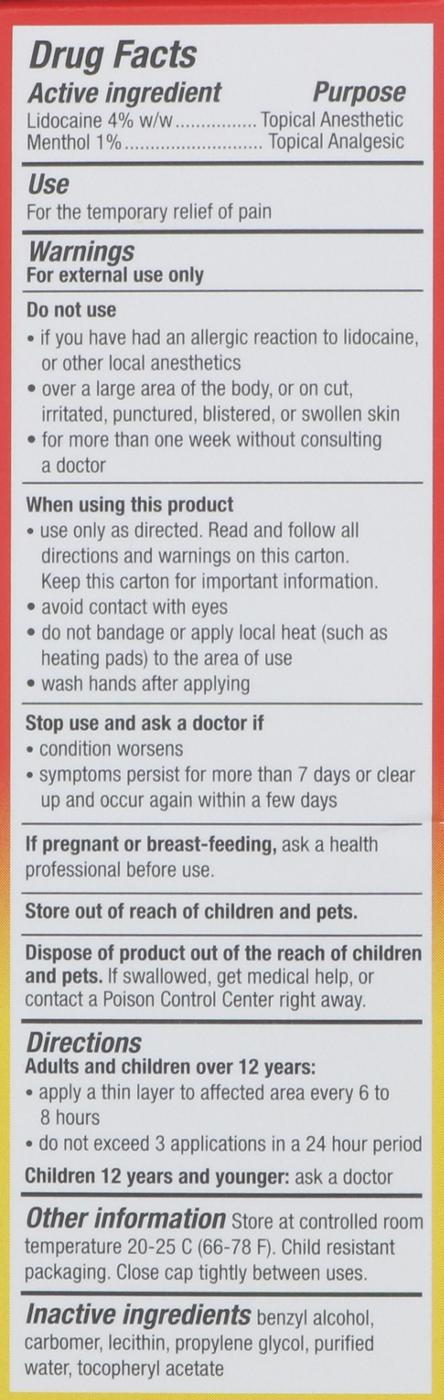 Doan's Pain Relieving Lidocaine Cream; image 2 of 2