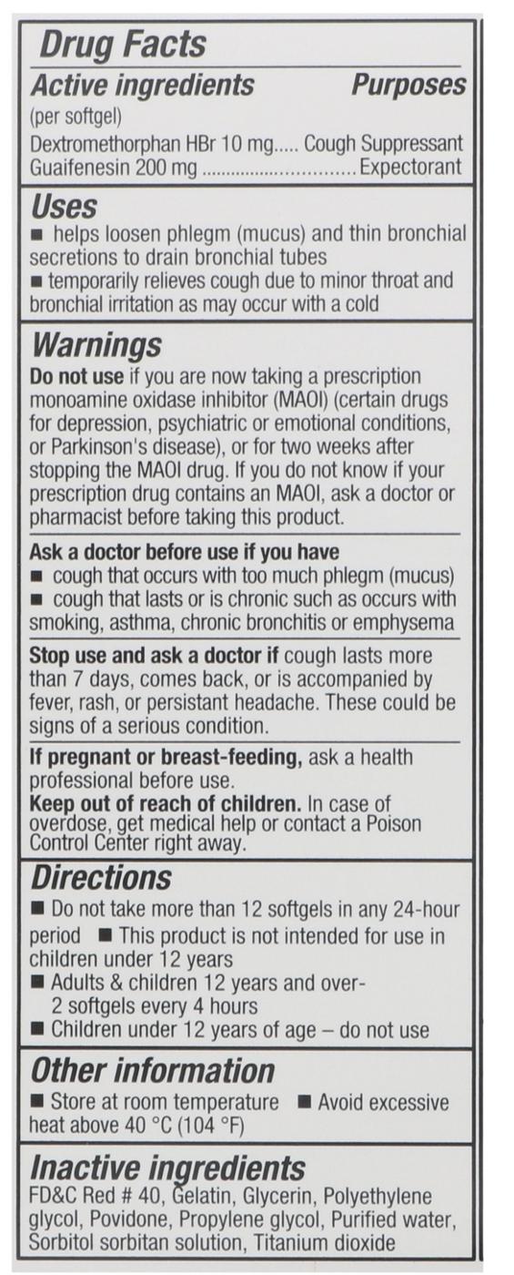 Tukol Maximum Strength Cough/ Mucus Relief Softgels; image 2 of 2