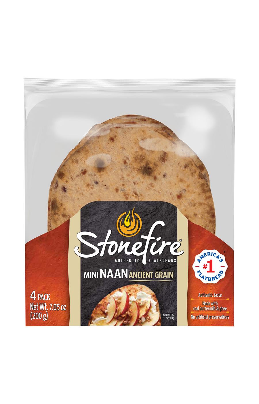 Stonefire Mini Naan Flatbread - Ancient Grain; image 1 of 3