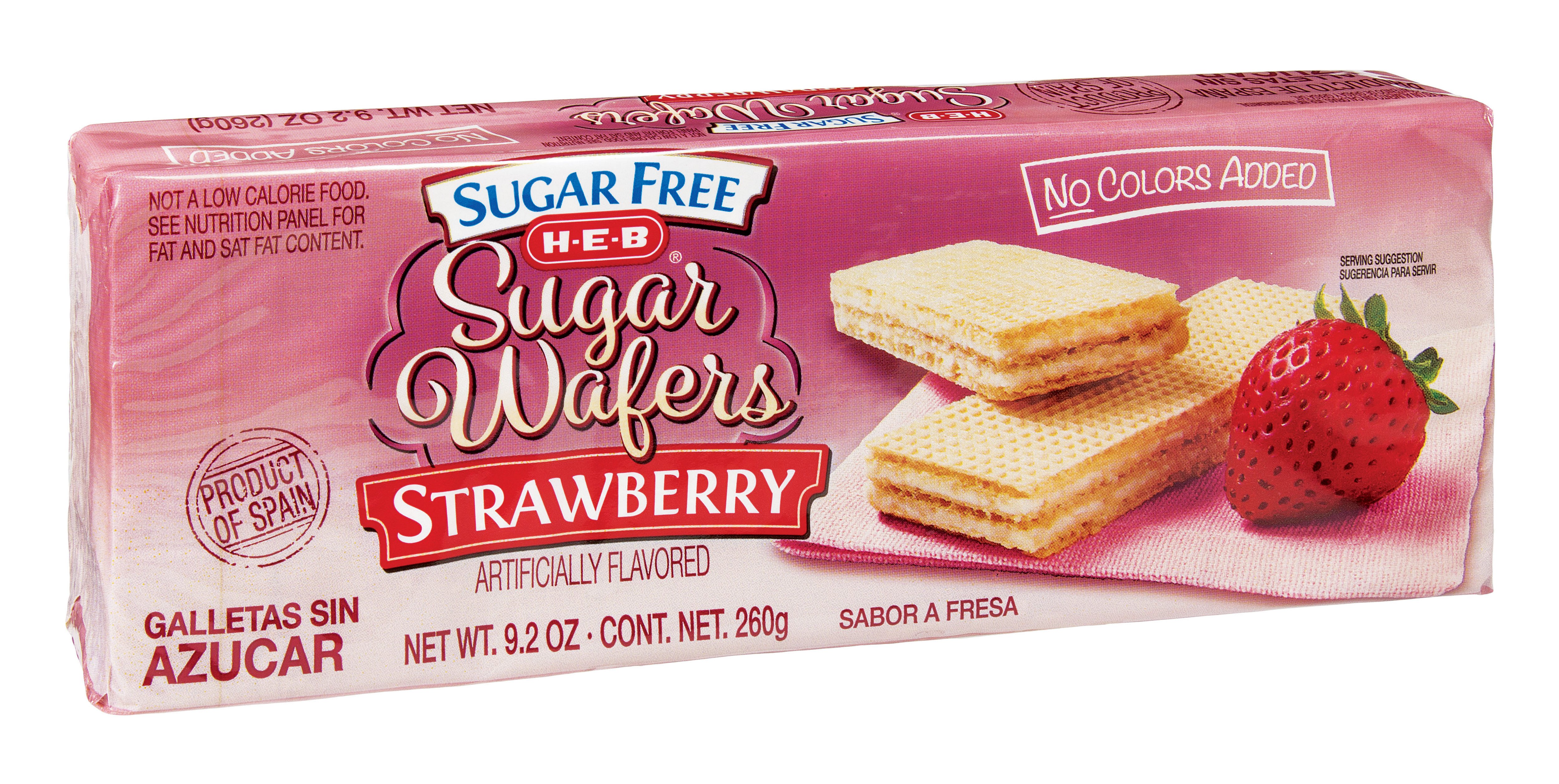 H-E-B Sugar Free Strawberry Sugar Wafers - Shop Cookies At H-E-B