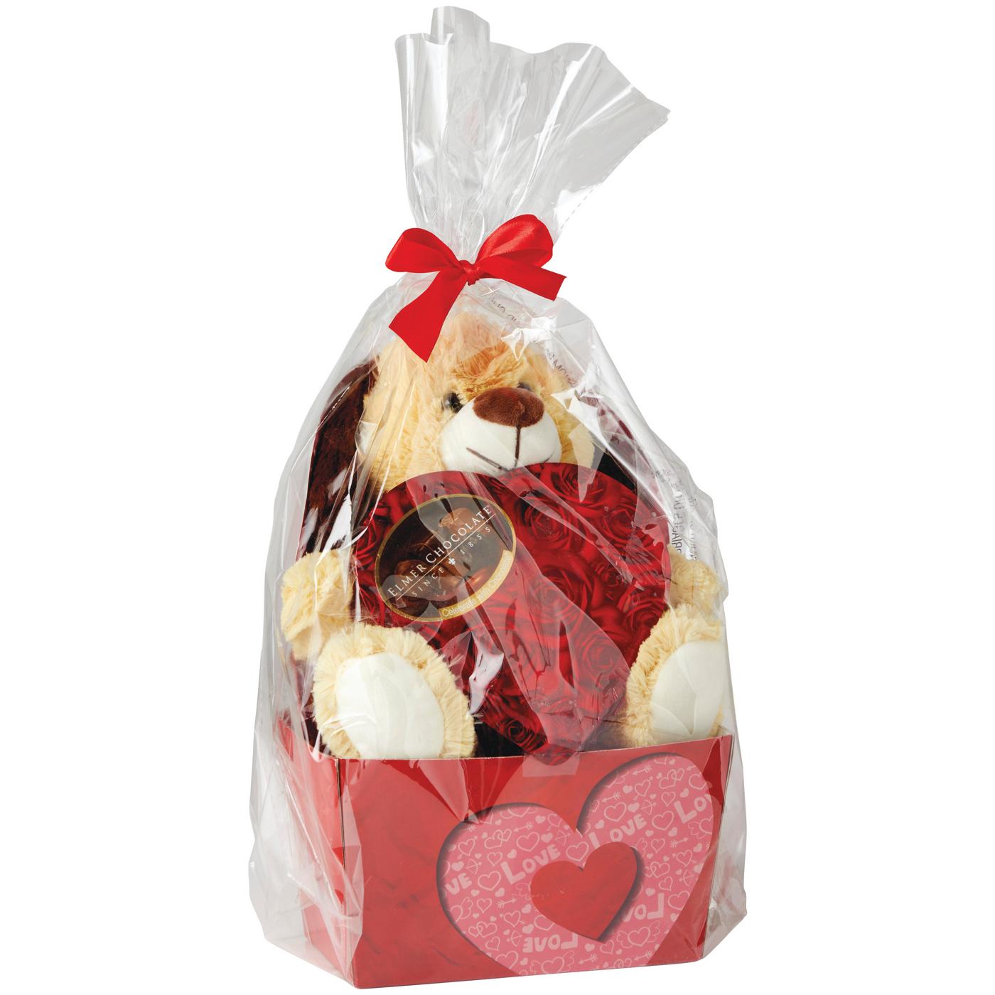 Megatoys Valentine Plush Gift Box with Chocolates; image 1 of 2