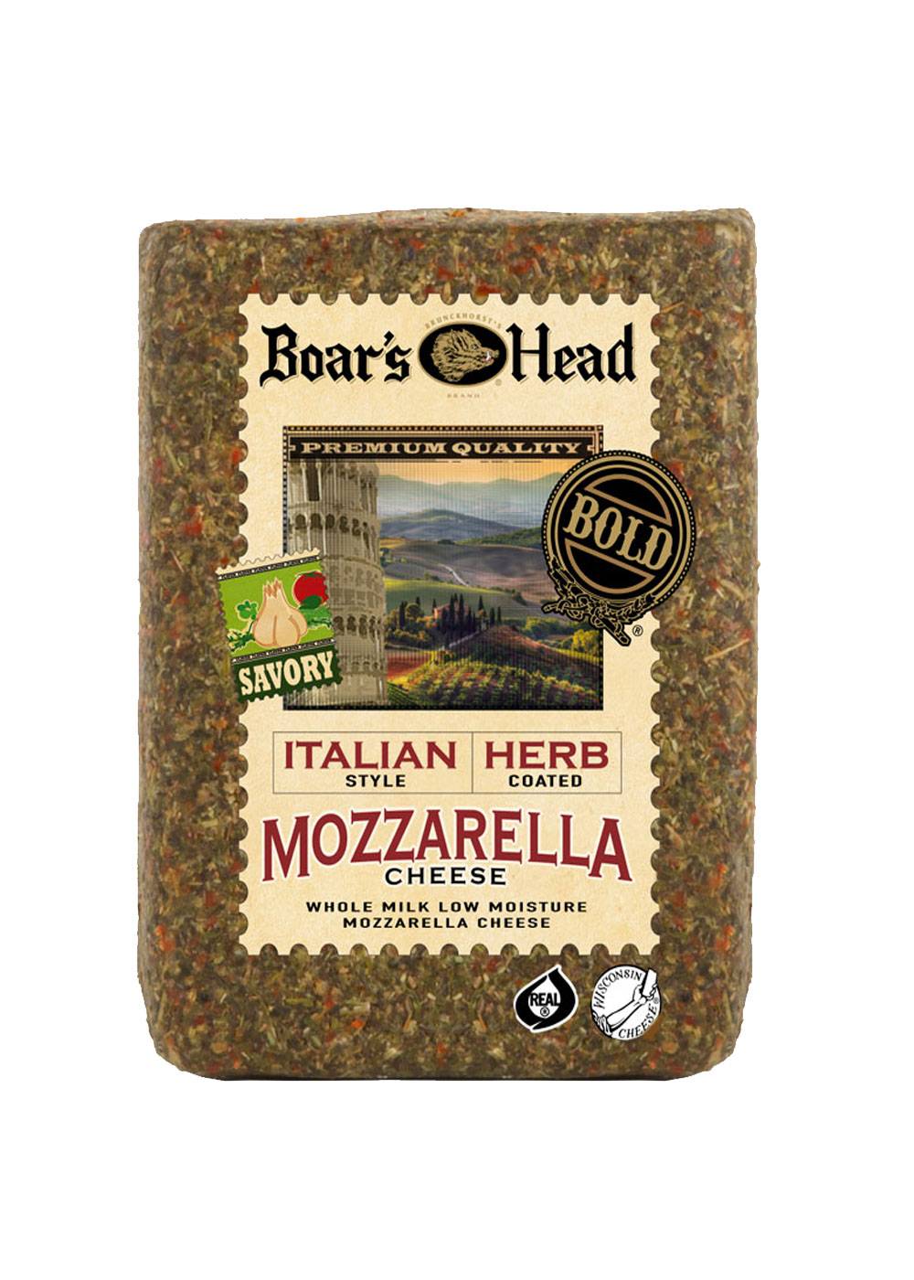 Cheese Cheese Deli-Sliced Bold Boar\'s Italian Herb H-E-B - at Mozzarella Shop Head
