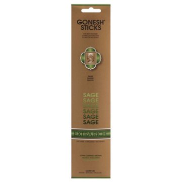 Gonesh Sage Scented Extra Rich Incense Sticks, 20 ct