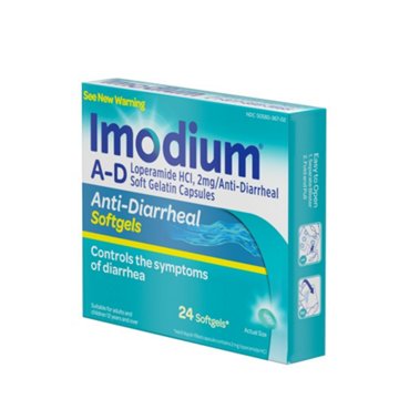 Imodium A-D Anti-Diarrheal Softgels with 2 mg Loperamide HCl