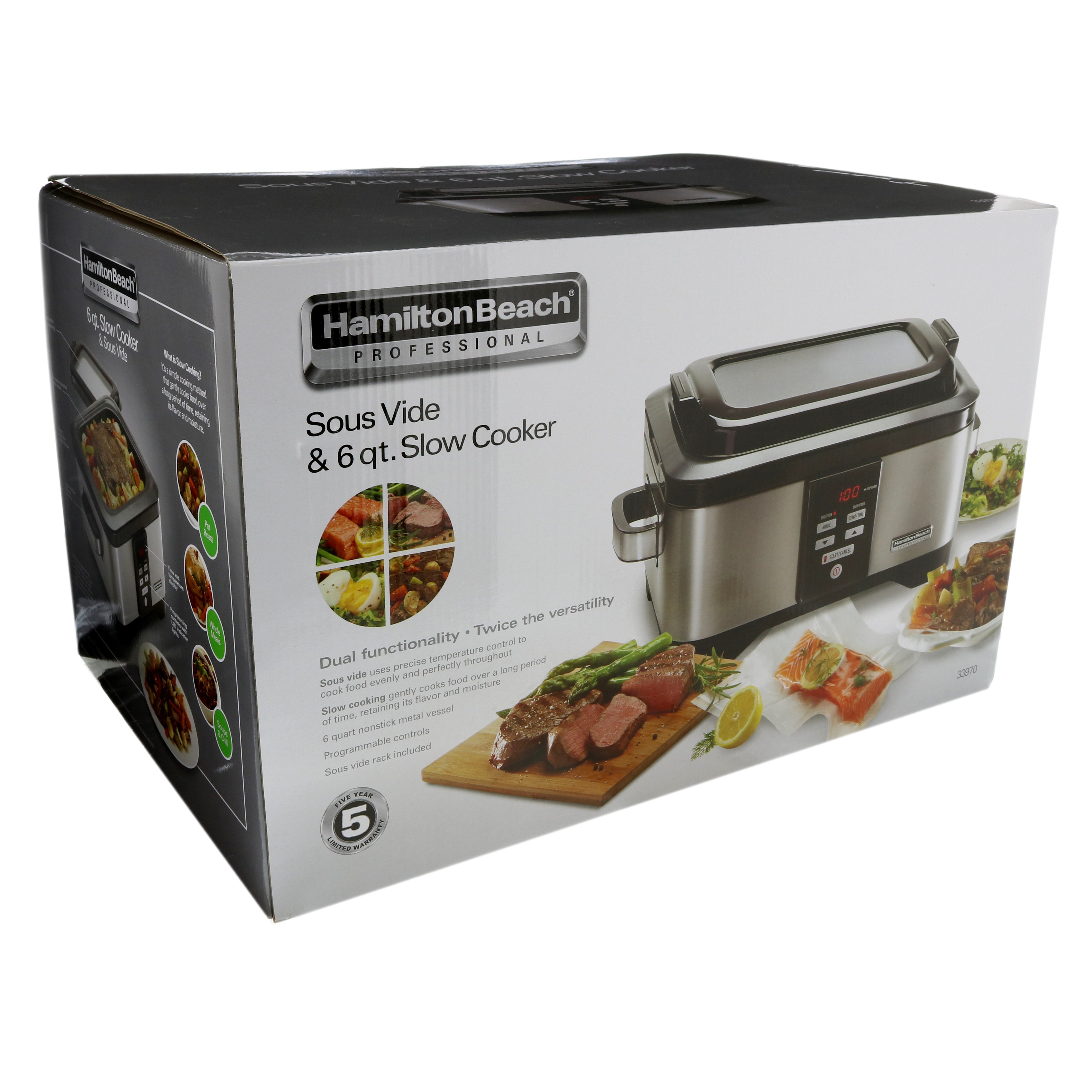 Hamilton Beach Professional Sous Vide and 6 Qt. Slow Cooker Shop