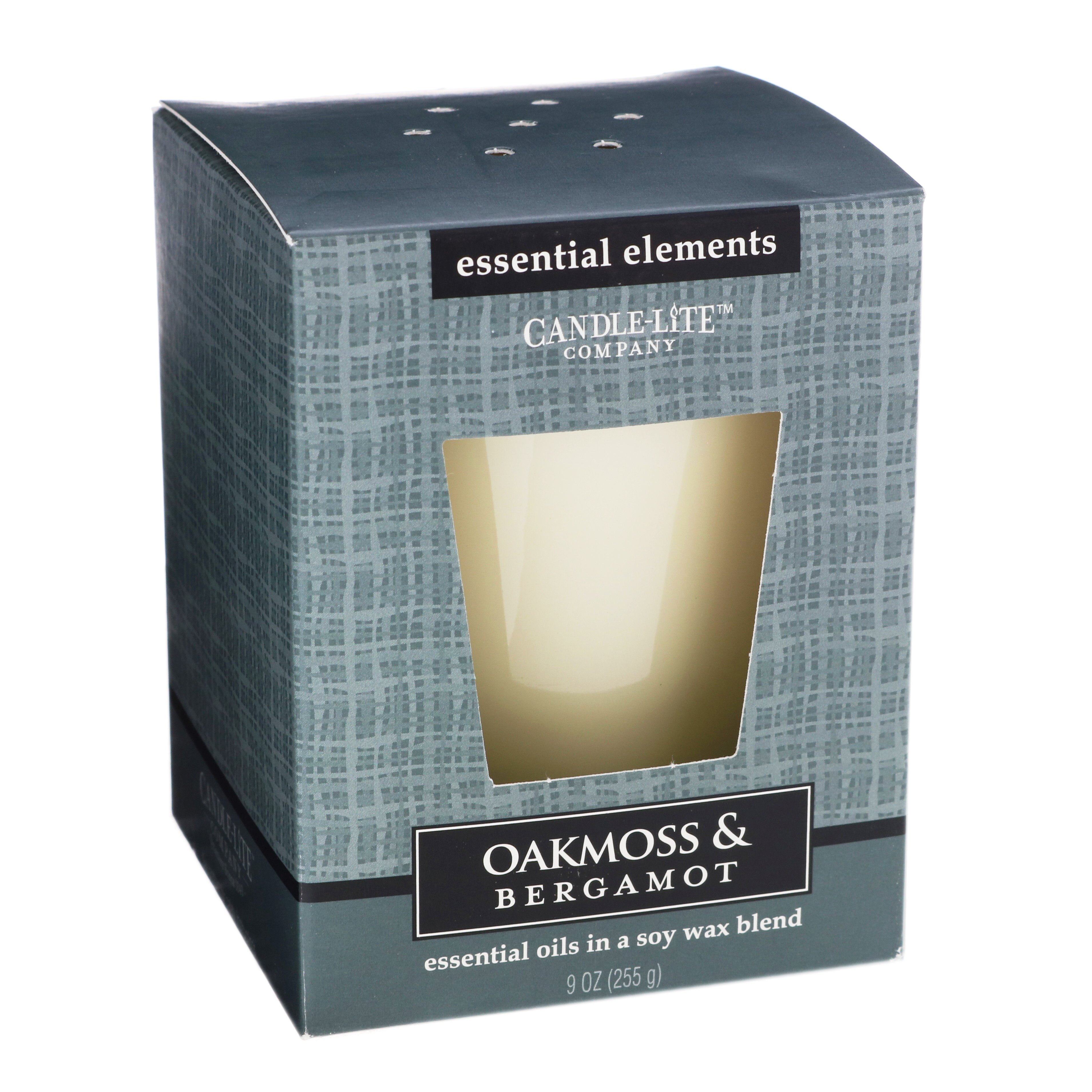 CandleLite Essential Elements Oakmoss And Bergamont Shop Candles at