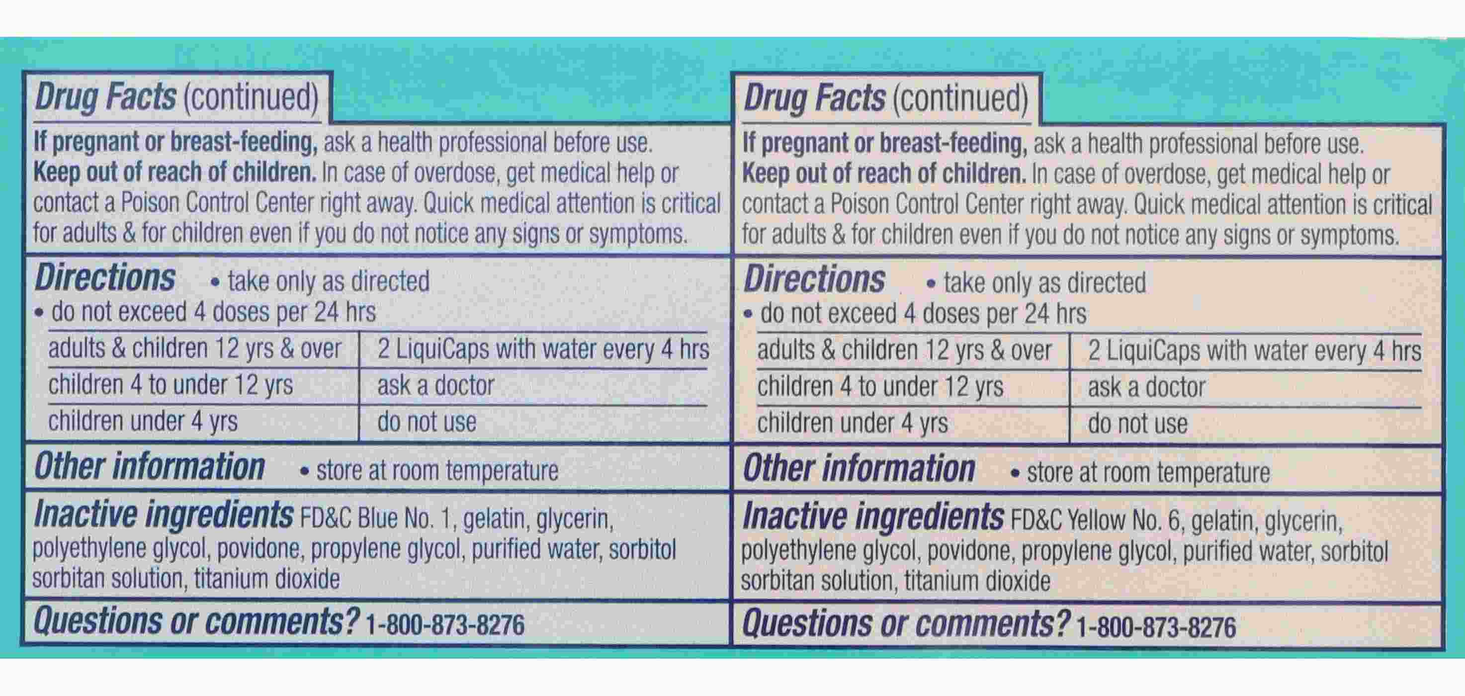 Vicks Sinex Daytime & Nightime Congestion, Pressure & Pain Relief LiquiCaps; image 2 of 4