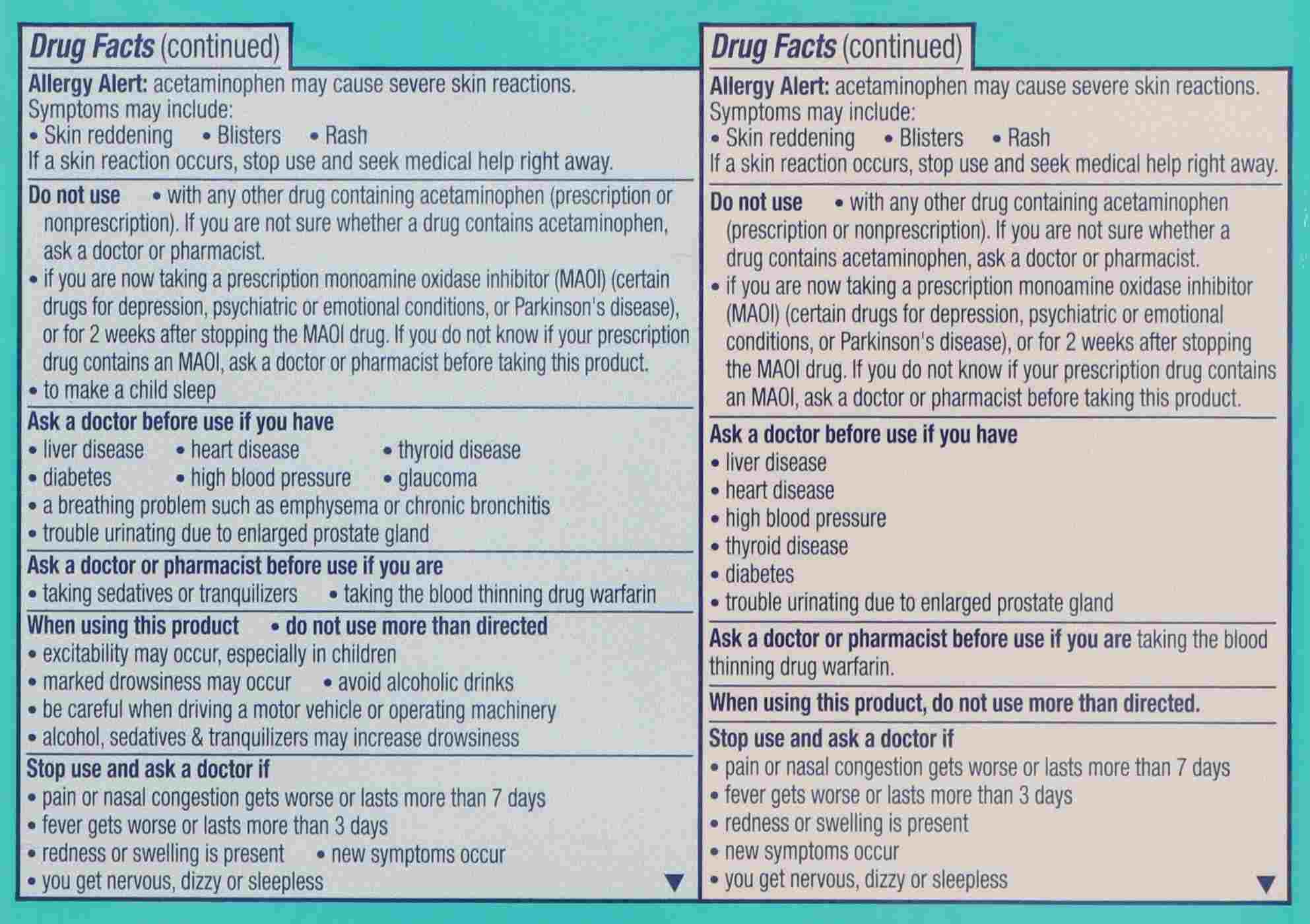 Vicks Sinex Daytime & Nightime Congestion, Pressure & Pain Relief LiquiCaps; image 3 of 4