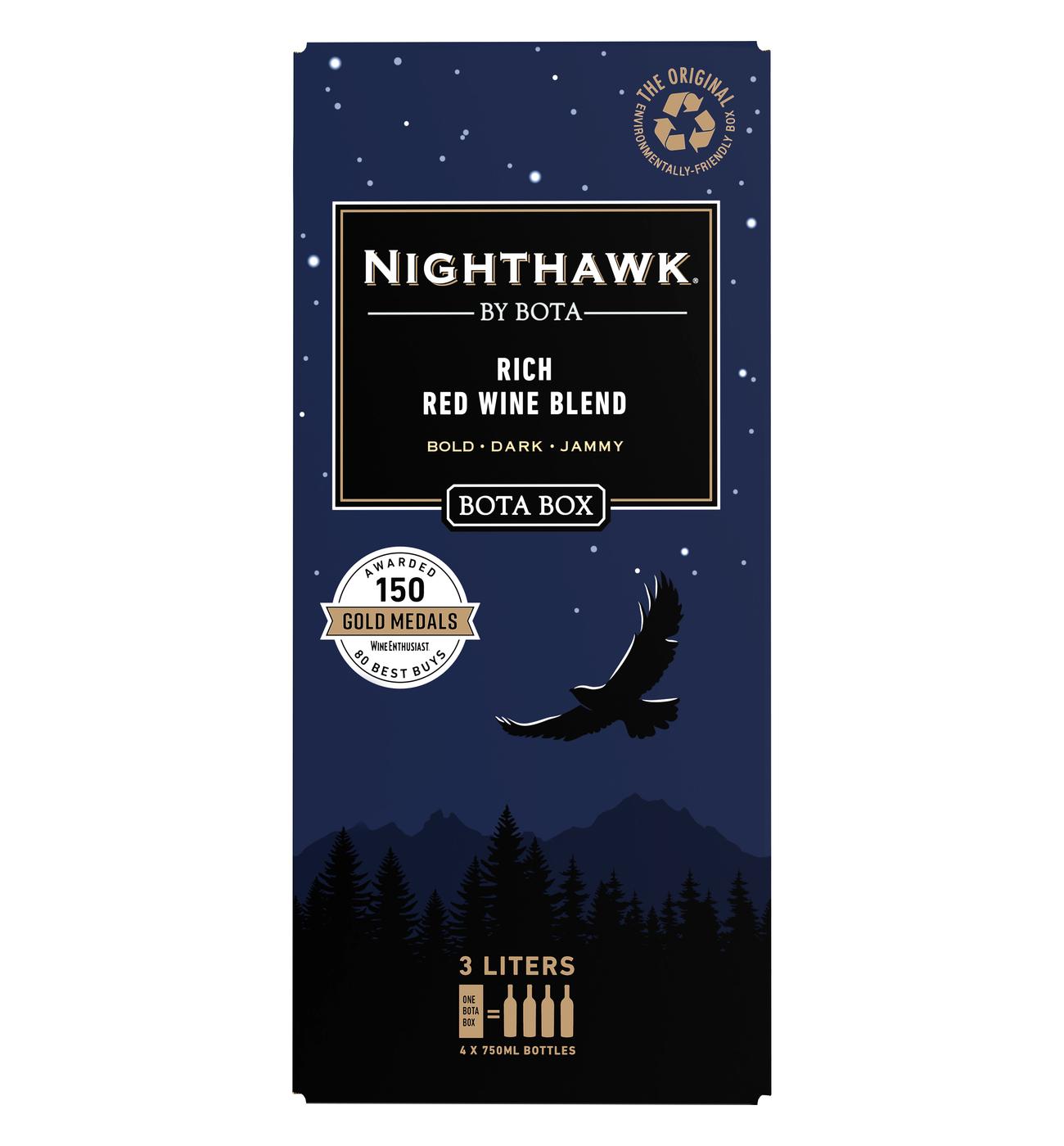 Bota Box Nighthawk Rich Red Wine Blend California Box Wine; image 1 of 8
