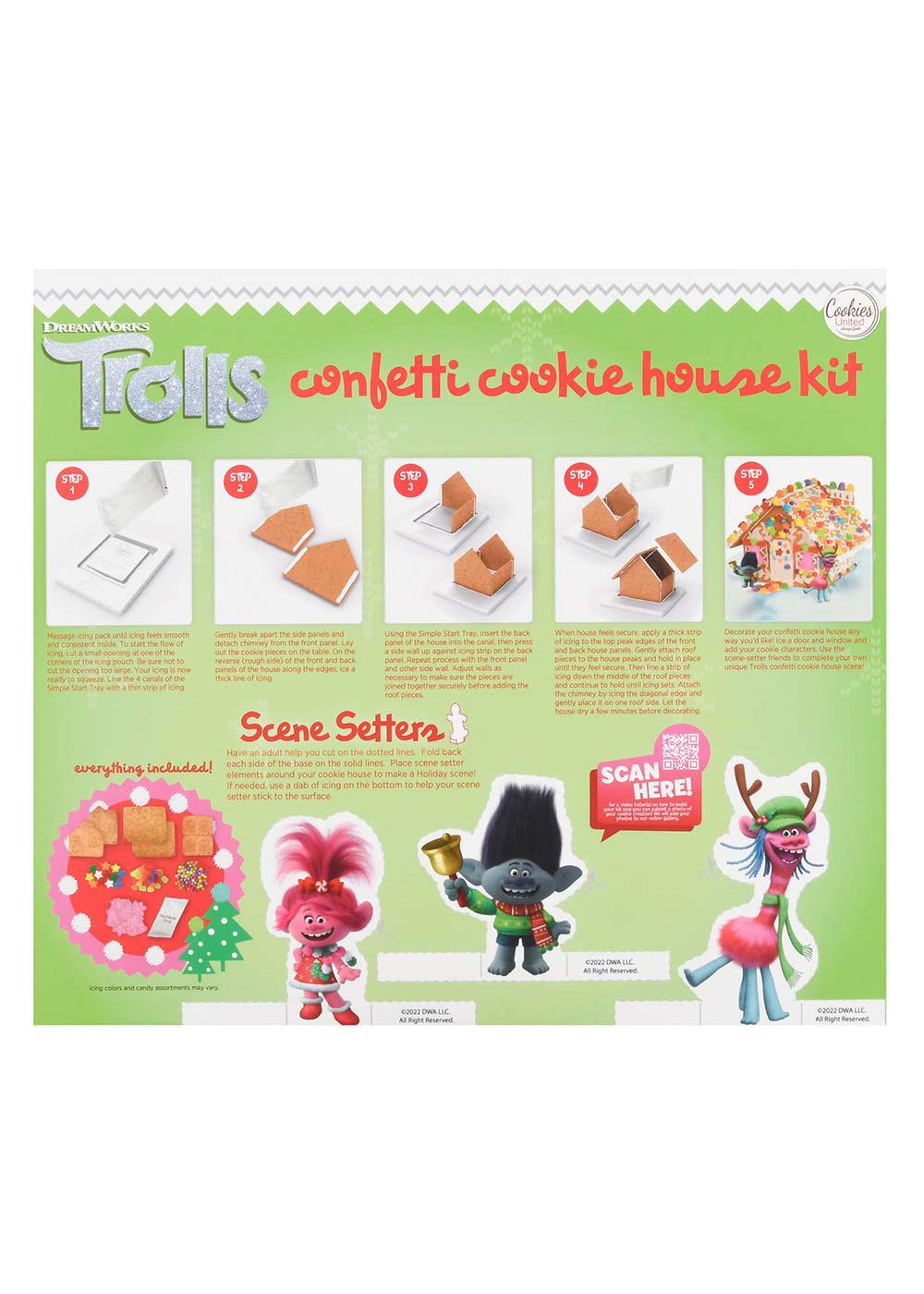 Cookies United Trolls Confetti Cookie House Kit; image 2 of 3