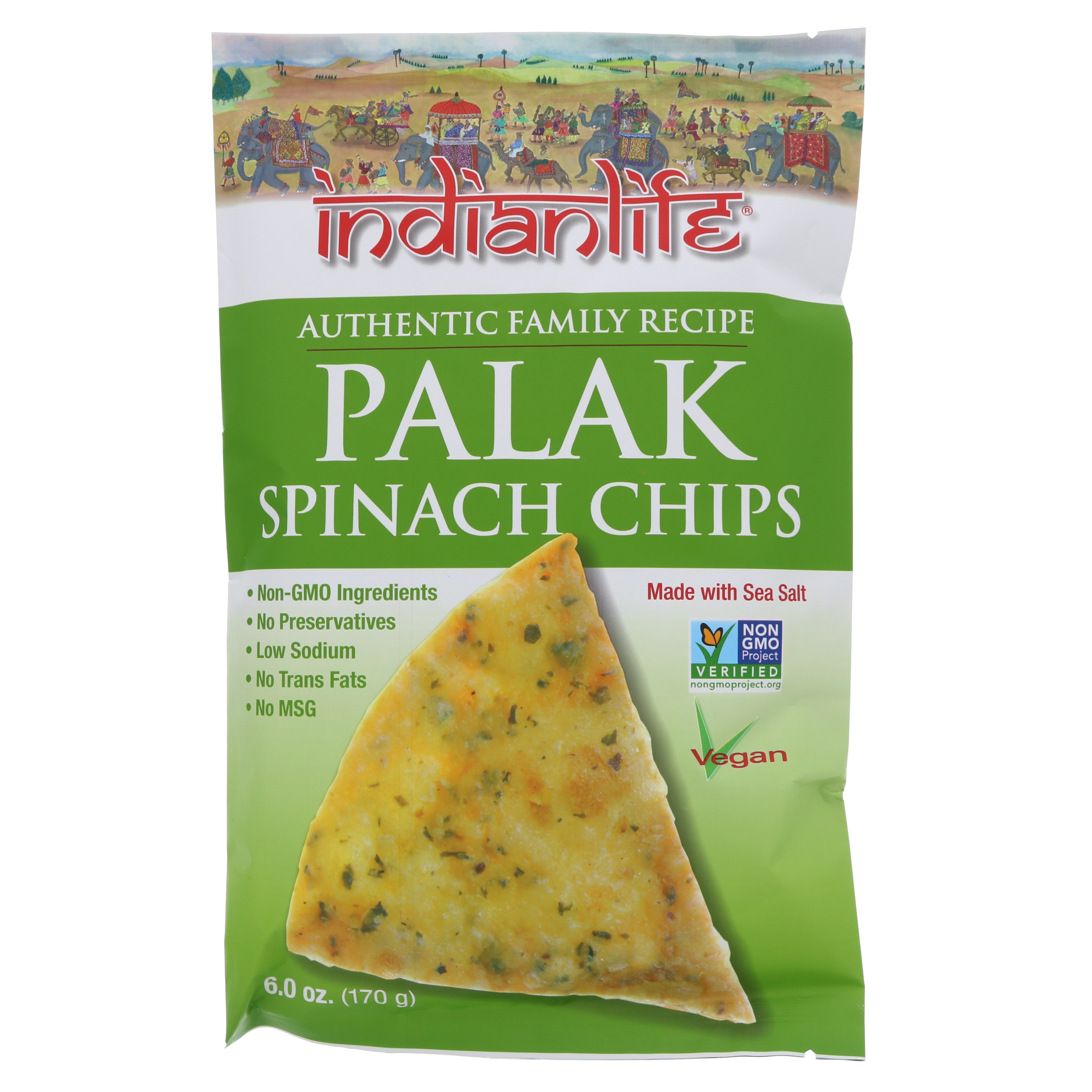 Indianlife Palak Spinach Chips Shop Chips at HEB