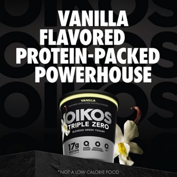 Oikos Triple Zero 17g Protein Greek Yogurt - Vanilla, 32 oz