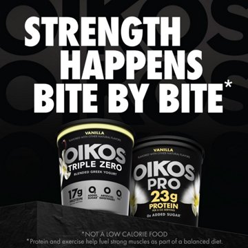 Oikos Triple Zero 17g Protein Greek Yogurt - Vanilla, 32 oz