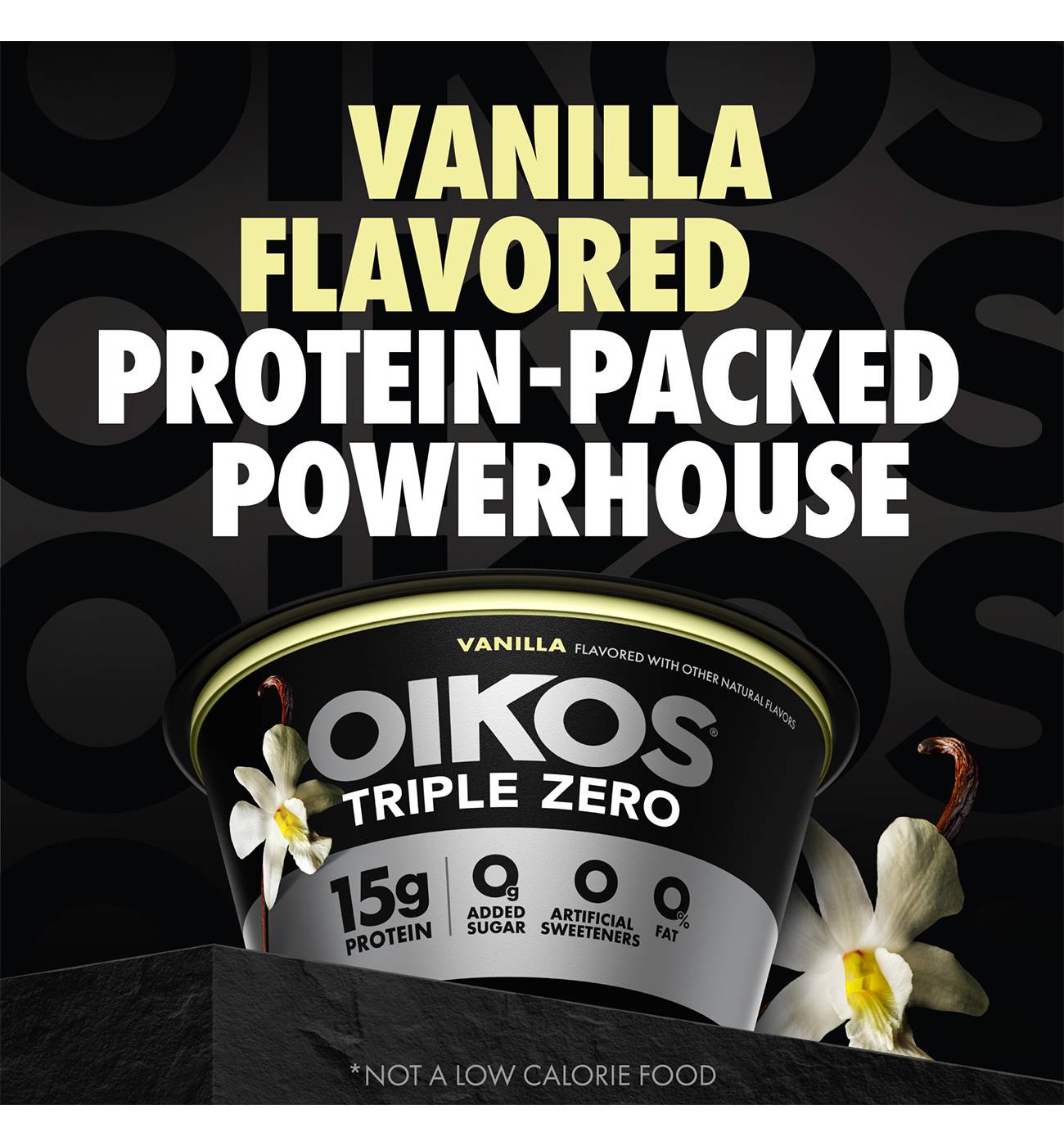 Oikos Triple Zero 15g Protein Sugar Free Blended 4 pk Greek Yogurt - Vanilla; image 4 of 12