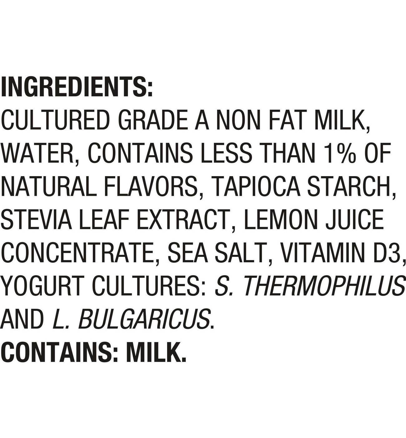 Oikos Triple Zero 15g Protein Sugar Free Blended 4 pk Greek Yogurt - Vanilla; image 4 of 10