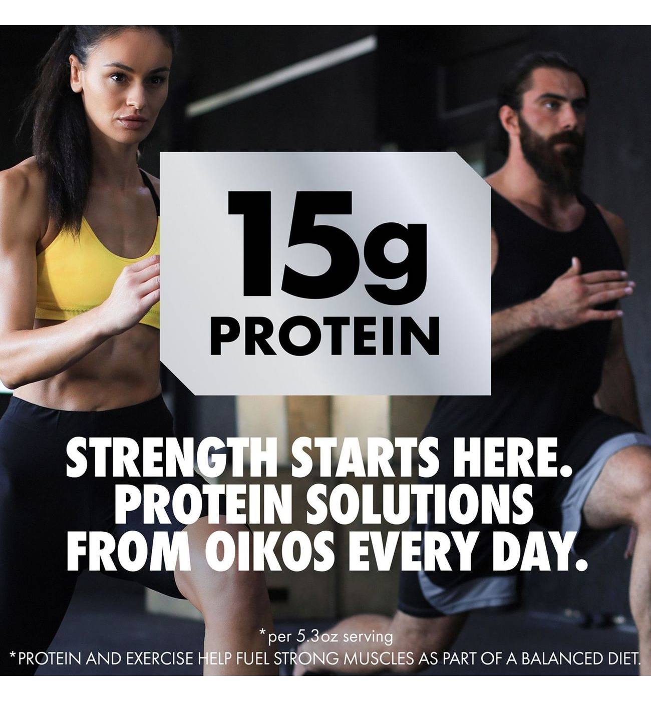 Oikos Triple Zero 15g Protein Sugar Free Blended 4 pk Greek Yogurt - Vanilla; image 9 of 10