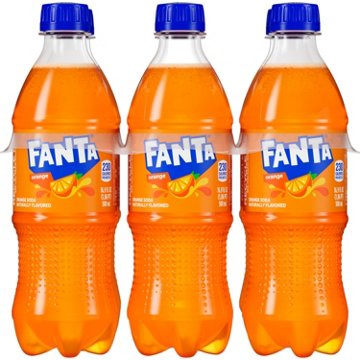 Fanta Orange Soda Bottles 16.9 oz