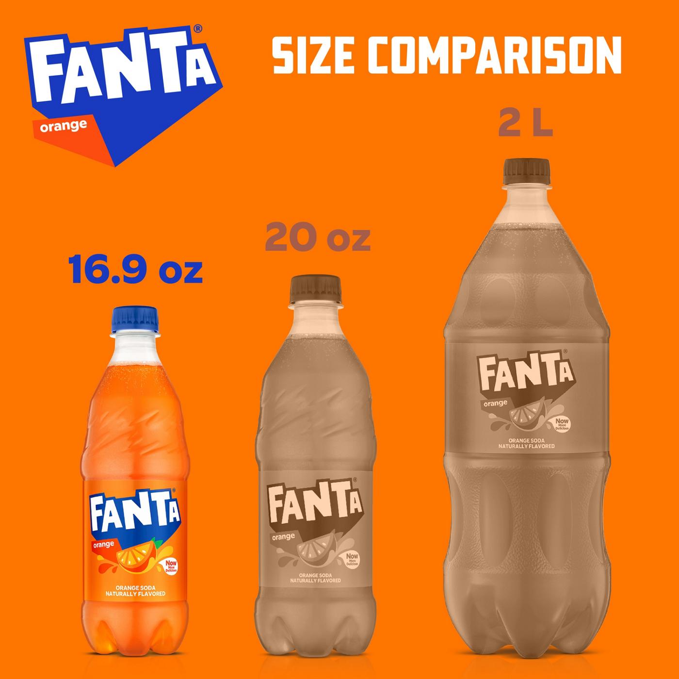 Fanta Orange Soda .5 L Bottles; image 3 of 4