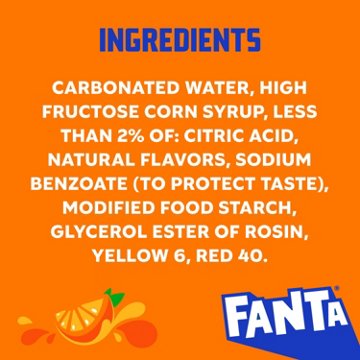 Fanta Orange Soda Bottles 16.9 oz