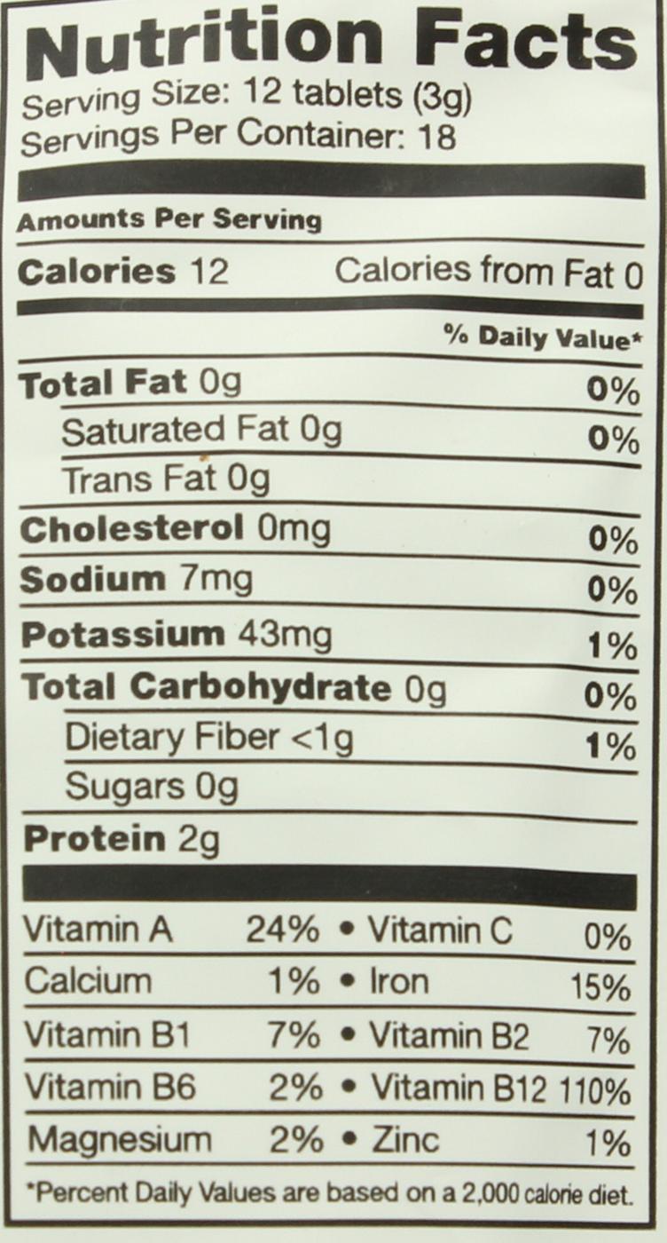 Sunfood Superfoods Super Algae Tablets Spirulina & Chlorella; image 2 of 2