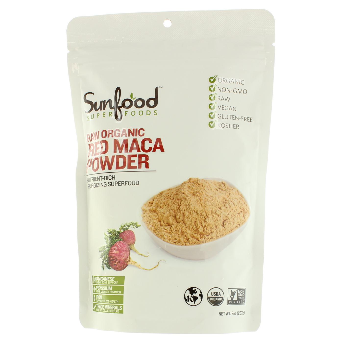 Sunfood Super Foods Raw Organic Red Maca Powder; image 1 of 2