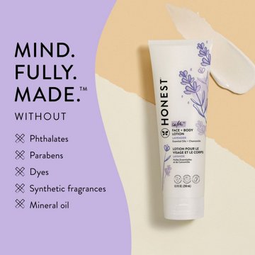 The Honest Company Calm Face & Body Lotion - Lavender, 8.5 oz