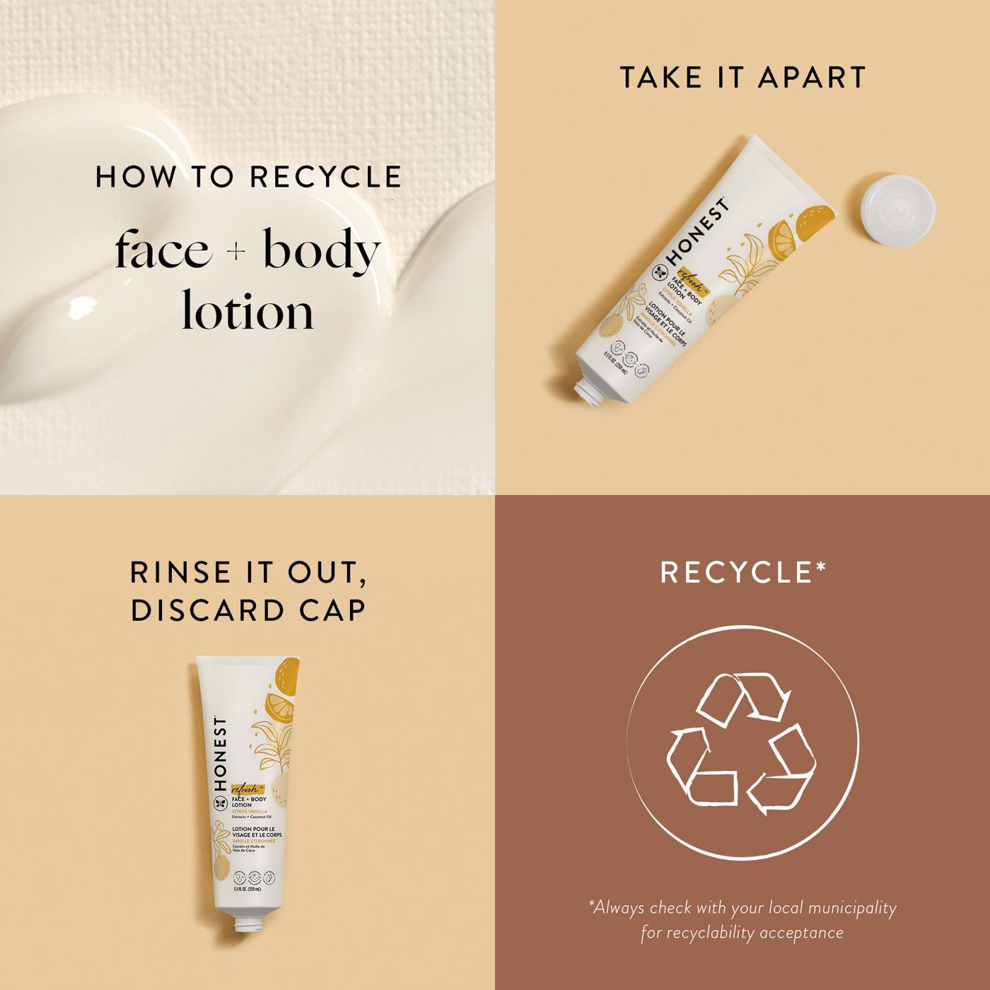 The Honest Company Refresh Face And Body Lotion - Citrus Vanilla; image 5 of 8