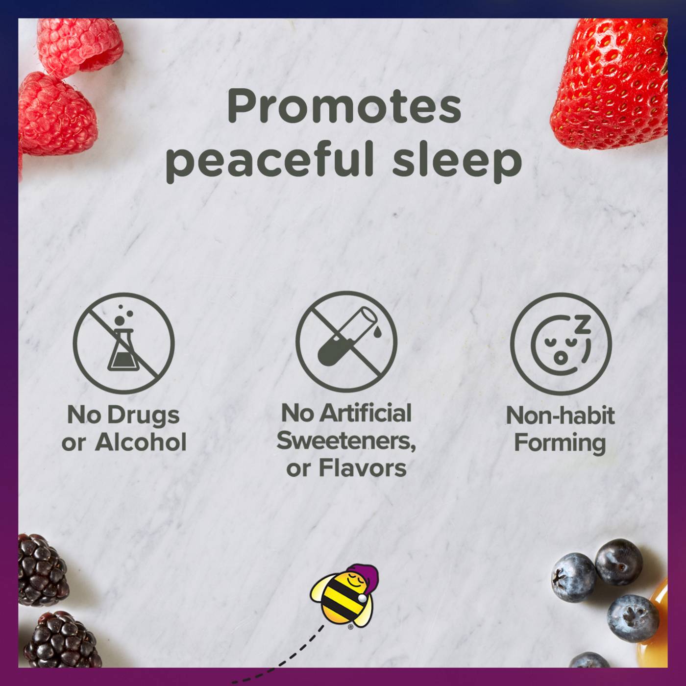 Zarbee's Kids Sleep with Melatonin Chewables - Grape; image 8 of 8