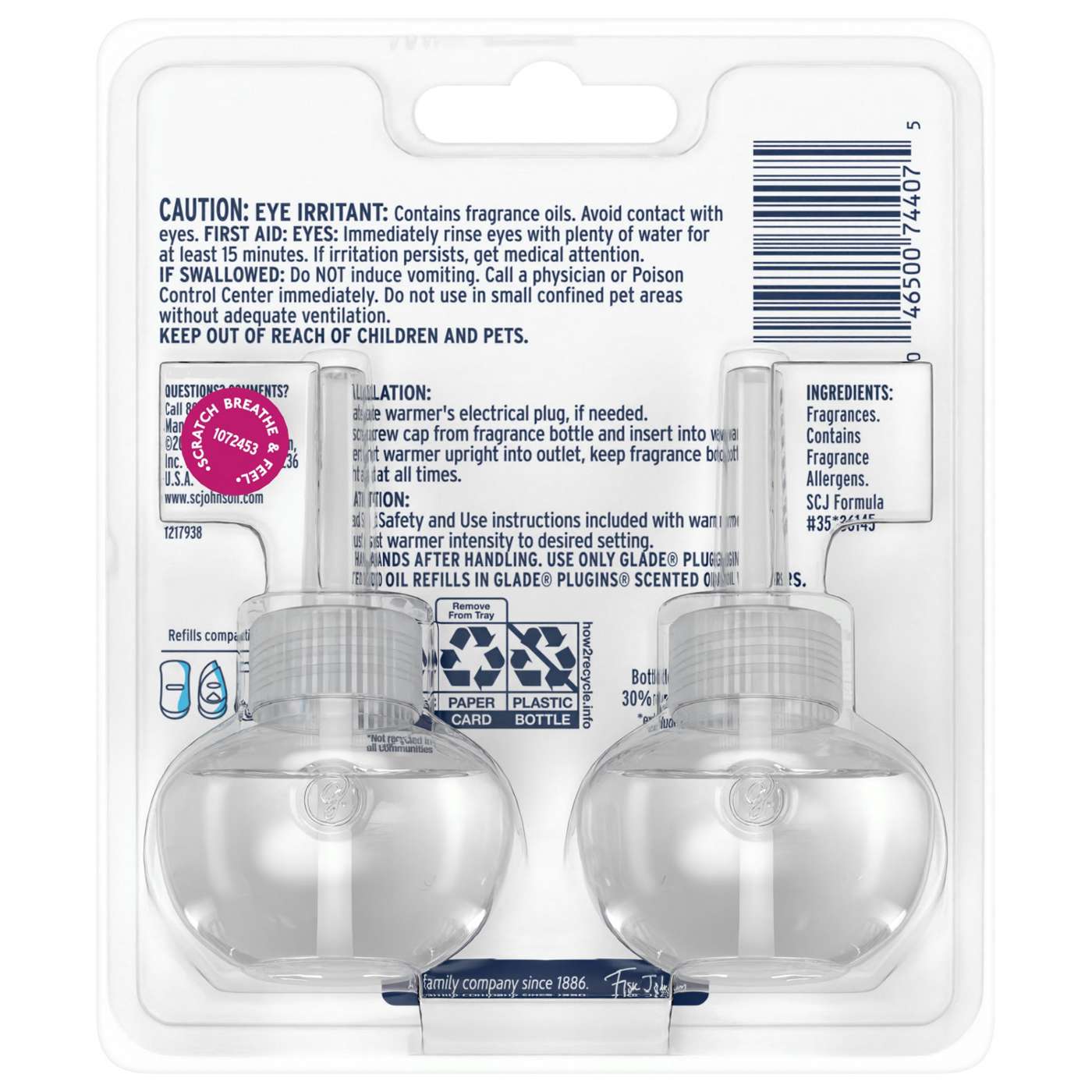 Glade PlugIns Scented Oil Air Freshener Refills - Vanilla Passion Fruit; image 10 of 14