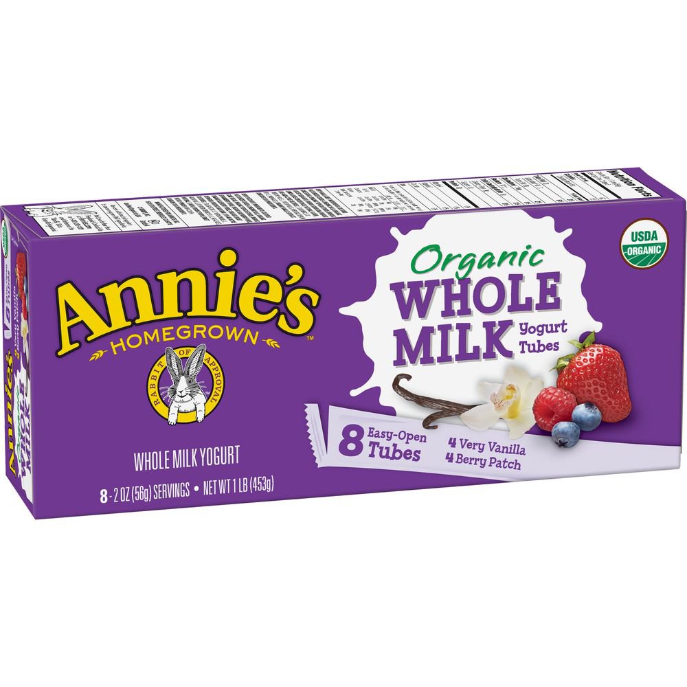 Annie's Homegrown Very Vanilla And Berry Patch Yogurt Tubes Shop