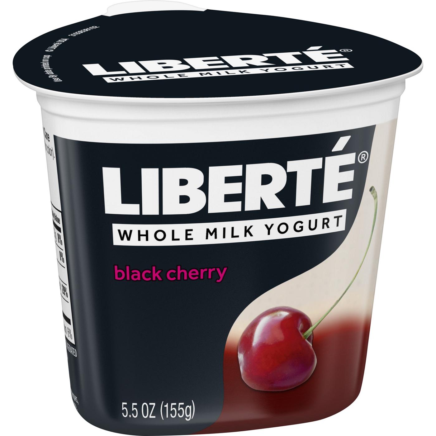 Liberte Black Cherry Yogurt; image 1 of 2