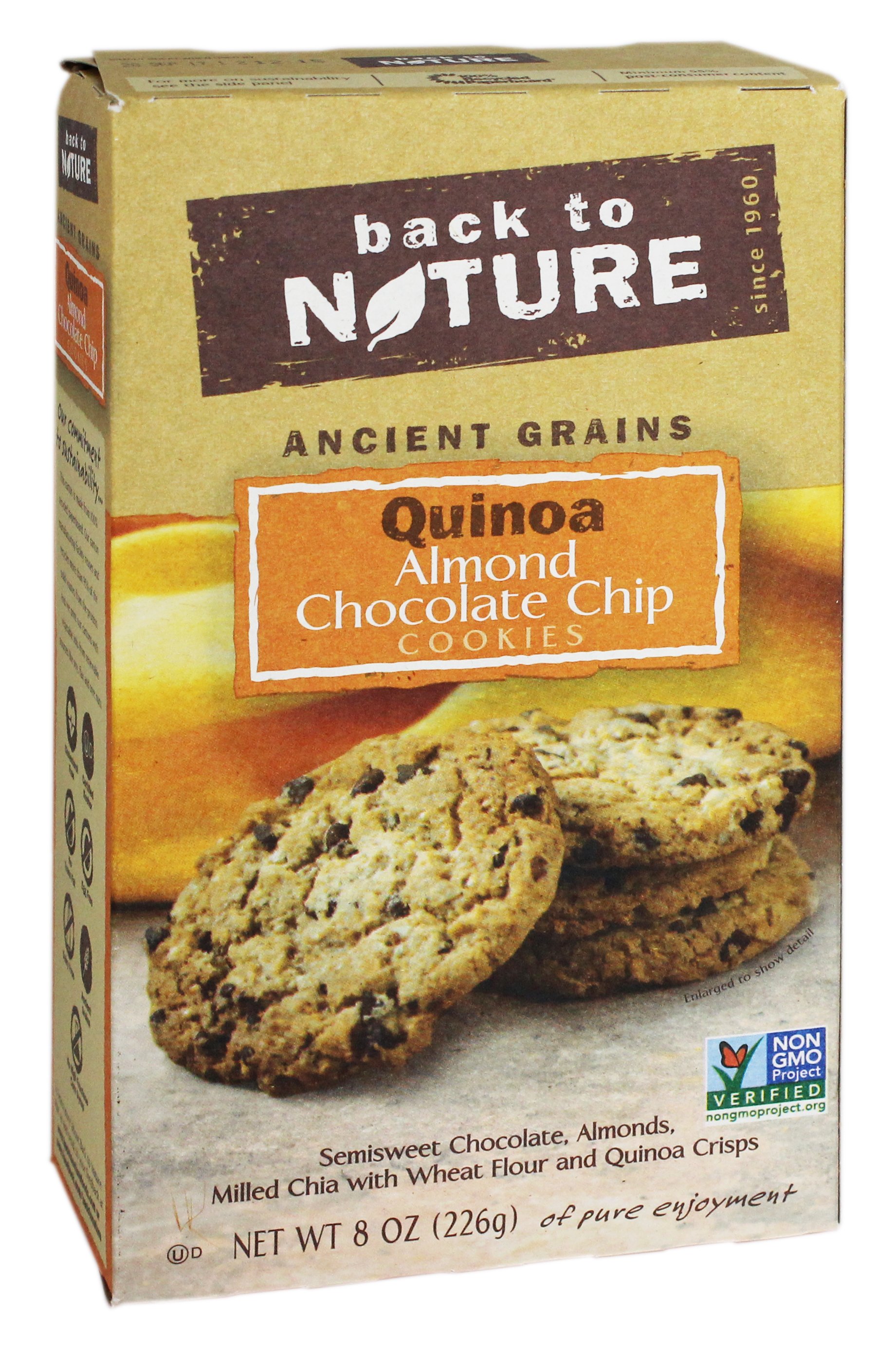 Back To Nature Back To Nature Cookies Quinoa Almond Chocolate Chip Shop Cookies At H E B