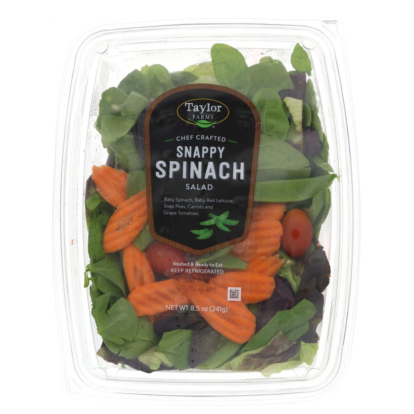 Taylor Farms Chef Crafted Snappy Spinach Salad; image 1 of 2