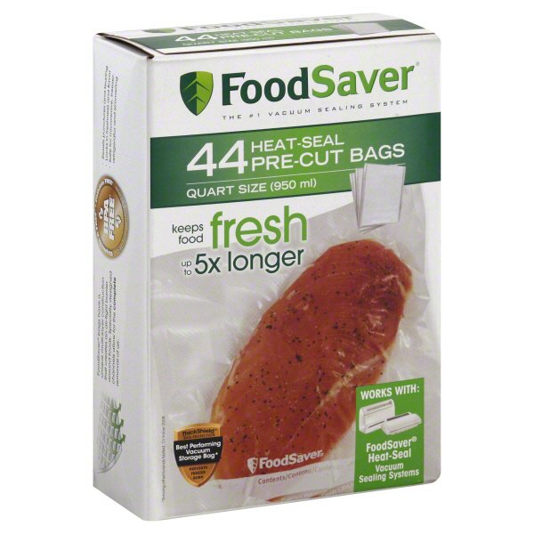 FoodSaver® Vacuum Zipper Quart Bags, 18 Count